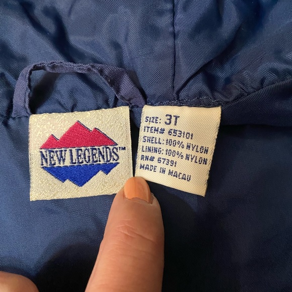 New Legends windbreaker waterproof Toddler jacket, size 3T - Picture 5 of 8